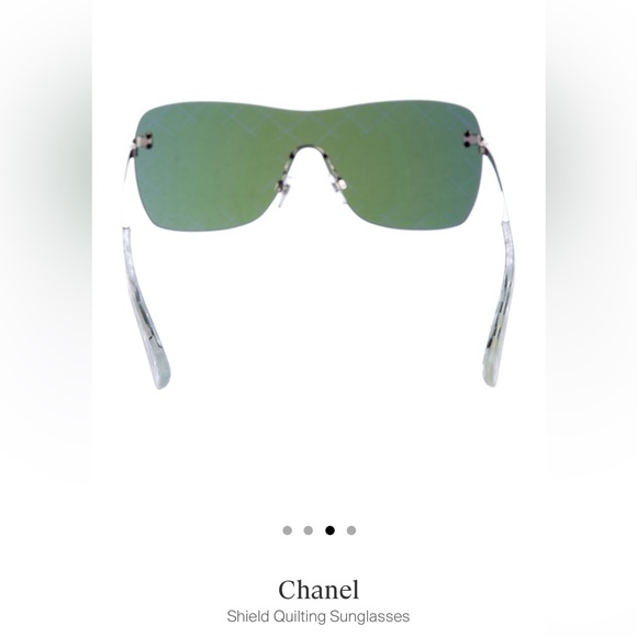 Chanel shield quilted glasses - Picture 3 of 9
